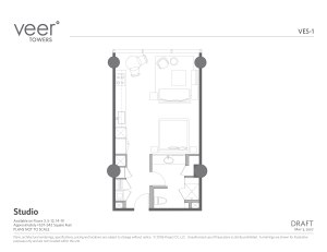 Veer Towers Studio Floor Plan